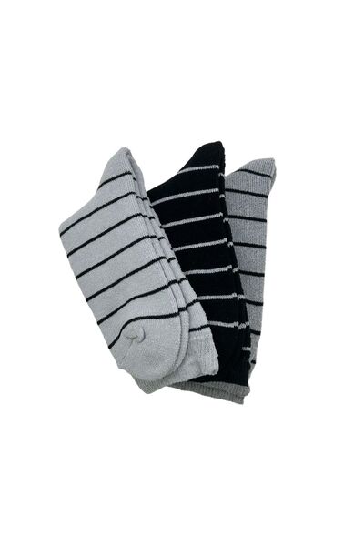Black Arden Socks Renkli Kışlık Havlu çorap 3 Çift
