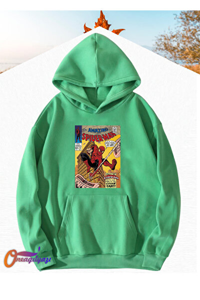 oneagılyazı Spiderman Spiderman Dječja majica sa kapuljačom