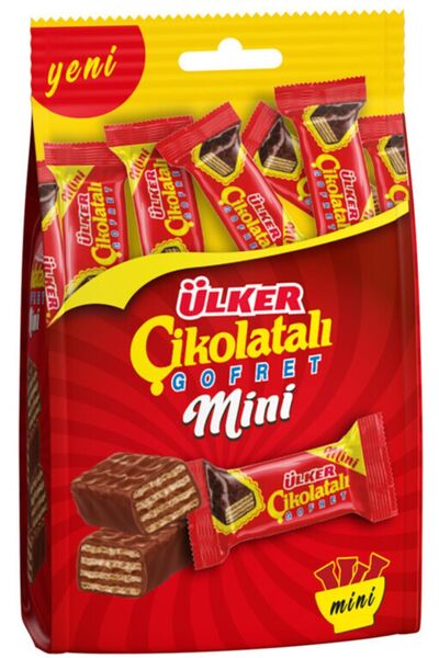 Ülker Çikolatalı Gofret Mini Çoklu Pak. 82 Gr *4 Lü Paket