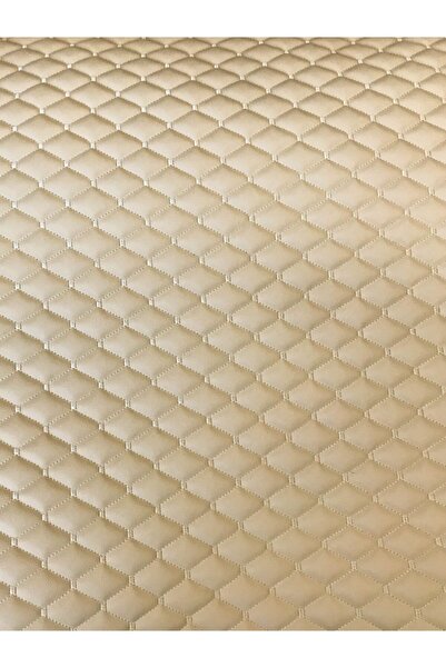 KONFORUM Leather Quilted Leather Upholstery Fabric Leather Leather Beige Color