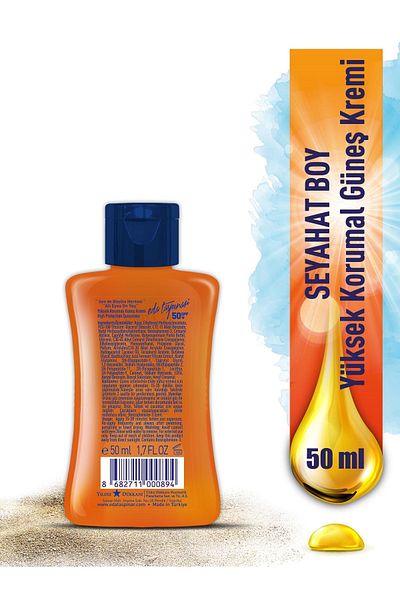 Eda Taşpınar Mini 50 ml High Protection Travel Sunscreen - SPF50+
