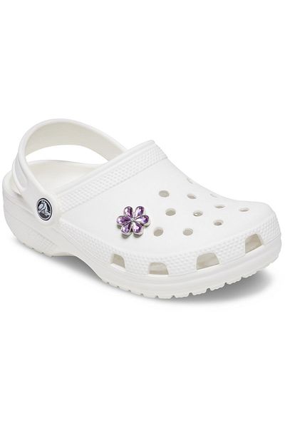 Crocs 10012296 Στολίδι παντόφλα παπουτσιών Jibbitz Μωβ Blinged Out Daisy - ΜΟΝΑΔΙΚΟ