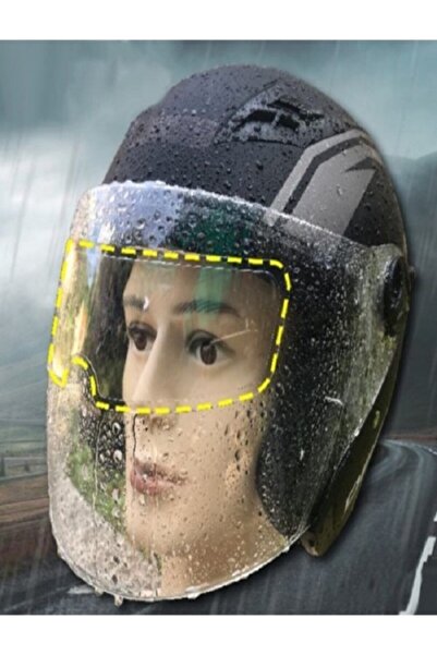 safestore - Motosiklet Kaskı Için Yağmur Kaydırıcı Vizör Yağmur Kaydırıcı