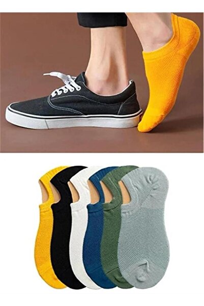 B.T. LADEN ÇORAP 6'Lı Görünmez Unisex Spor Ayakkabı Çorabı