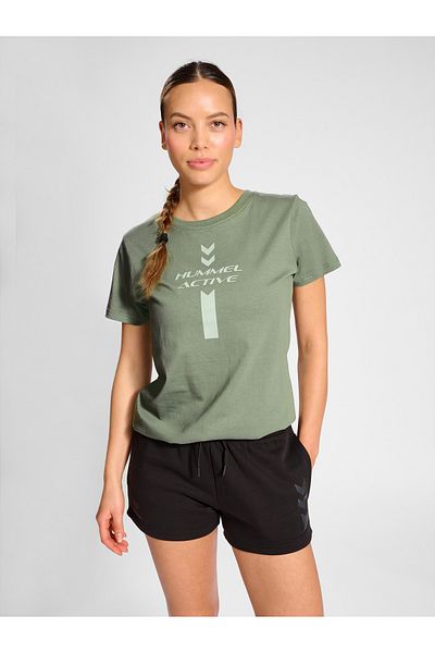 hummel hmlACTIVE GRAFİK CO TEE S/S KADIN