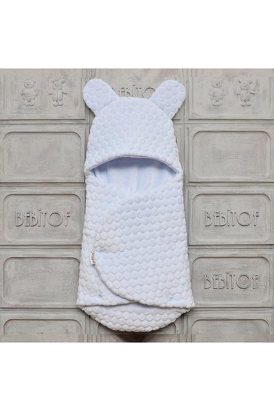 Bebitof Baby Velboa Embossed Baby Swaddle 95025