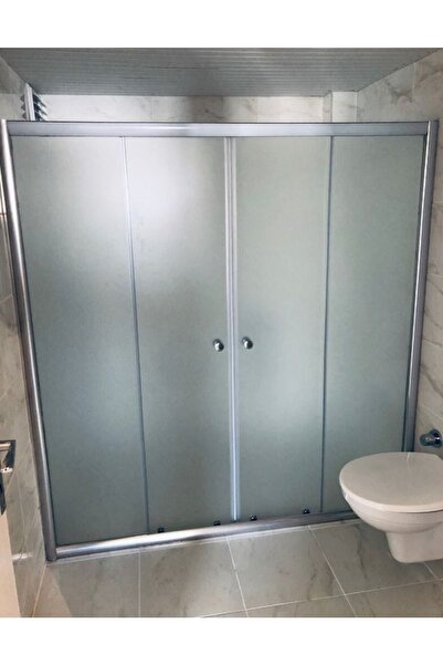 KRCMARKETİNG Duşakabin Camı Kaplama Folyosu 60cmx3mt Buzlu Cam Filmi Kendinden Yapışkanlı