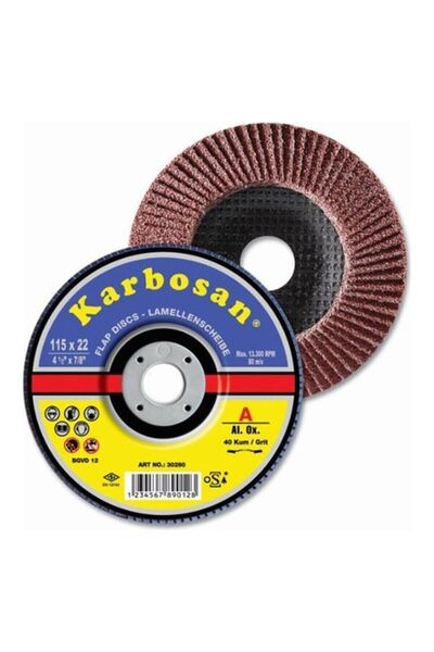 KARBOSAN 115 Flap Disk Nk 40