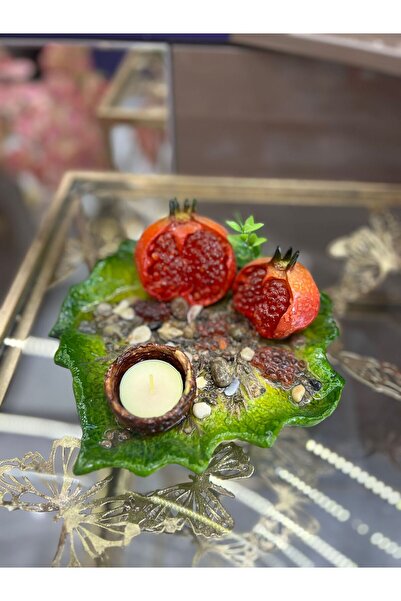 Monna Rosa NATURA NARLI  TABAK YEŞİL 20X25 CM