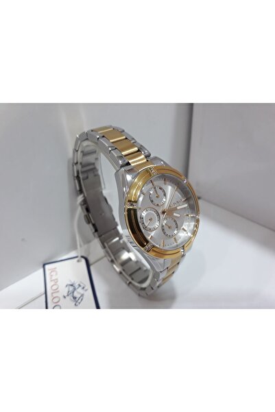 JG. Polo Club JG.POLO JPC.0423.11570.4 Çalışır Fonksiyonlu Paslanmaz Komple Çelik Kadın Kol Saati.