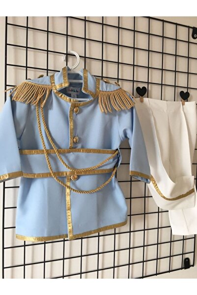 tubibebe Bebe Mavi & Gold Sünnet Kıyafeti (PRENS KOSTÜMÜ)