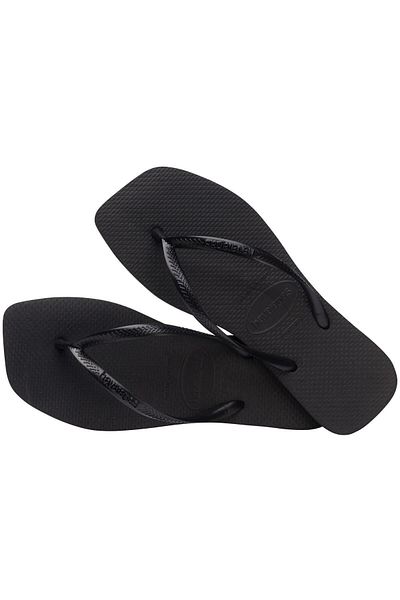 Havaianas Slim Square Black Women's Slippers