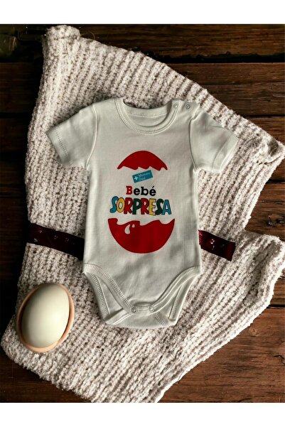 Sorpresa Baskılı 1-12 Ay Bebek Atlet Body