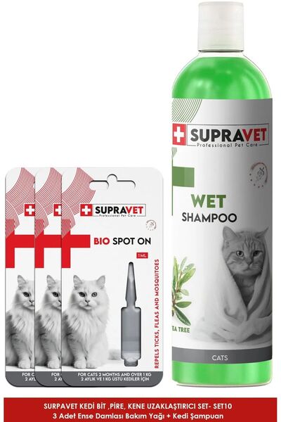 Supravet SET-010 Supravet Kedi Bakım Seti Set