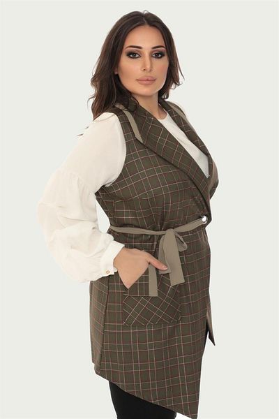KİFAYET 13586 Belted Vest (C102)