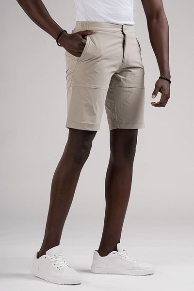 AKÇAYLAR Σορτς Slimfit από ύφασμα Parachute Lycra - Half Elastic Pockets