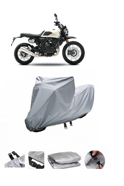 BODYGARD Brixton Crossfire 500 XC - مشمع دراجة نارية، حقيبة طويلة مع ظهر