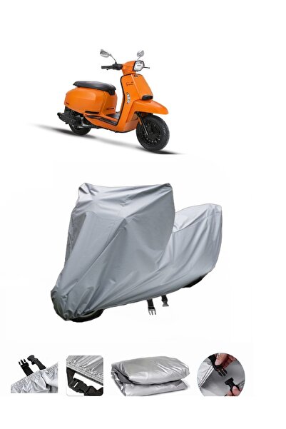 BODYGARD Lambretta V125 Special - مشمع دراجة نارية سميك للغاية وحقيبة خلفية