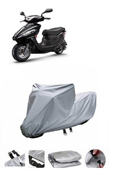 BODYGARD Kymco Jockey 125 - مشمع دراجة نارية سميك للغاية وحقيبة خلفية