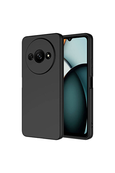 Nezih Case Xiaomi Redmi A3 4G 2024 Kılıf Kamera Korumalı Lansman Kadife İç Yüzeyli (Şık Tasarım) Silikon Kapak