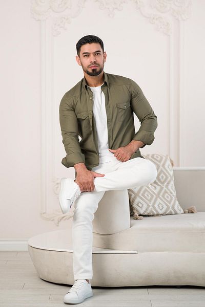 Paul Martin Βαμβακερό πουκάμισο Slimfit - Διπλό κάλυμμα και τσέπες