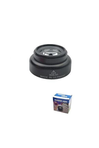 Profisher 20X SYH Büyüteç 30x30 Optik Cam Lens Alüminyum Kasa Alman Teknolojisi
