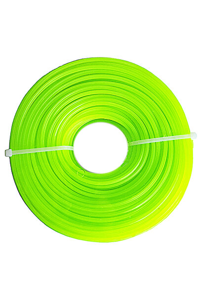 ALETÇANTAM Altı Köşe Tırpan Misina Sarı Çim Ot Biçme Kesme Makine İpi 3.3mm 45mt