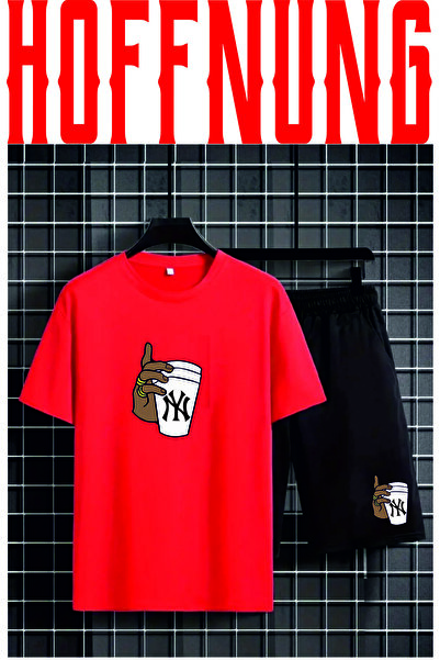 HOFFNUNG Kratke hlače, oversize majica, kratke hlače sa printom "My Cup", let...