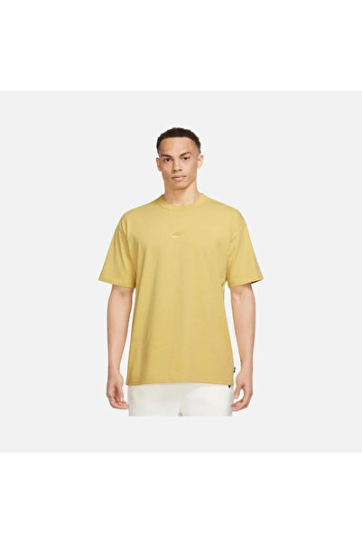 Nike Ανδρικό κίτρινο μπλουζάκι Prem Essential DO7392-700