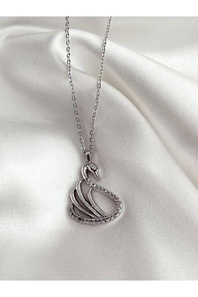 SWORDS CONCEPT Women's Necklaces - Steel Swan Design