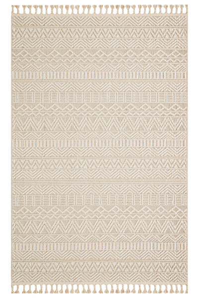 Eko Halı Soho 14 Bej Bukle Yumuşak Dokulu Salon Mutfak Oturma Odası Halısı Koridor Kesme Yolluk