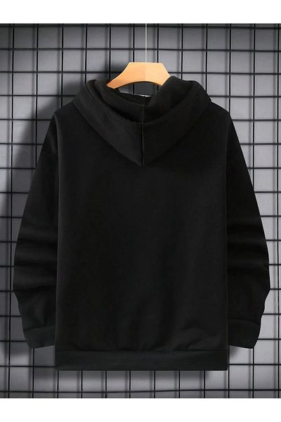 DAXİS Sportwear Company Paris Printed Hooded Sweatshirt