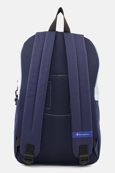 Champion Men Brand Logo Manuscript Backpack 38 L x 48 H x 16 W cm, Light Blue