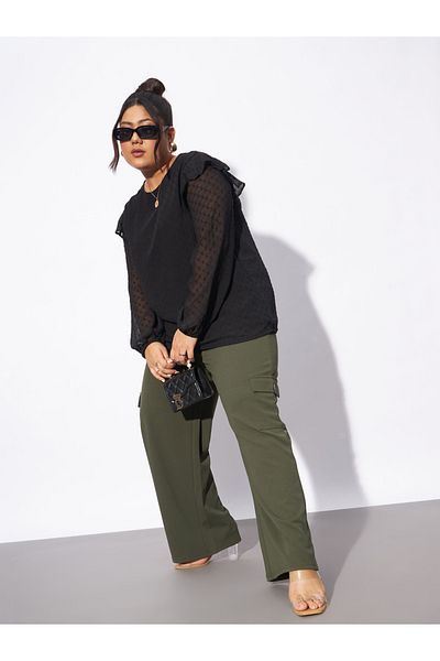 Sassafras By Styli Plus Multi Pockets Cargo Pants
