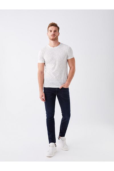 LC Waikiki Kurzärmliges Rundhals-T-Shirt für Herren