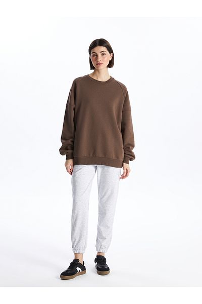 LC Waikiki Women's Jogger Sweatpants - Straight Cut with Elastic Waist