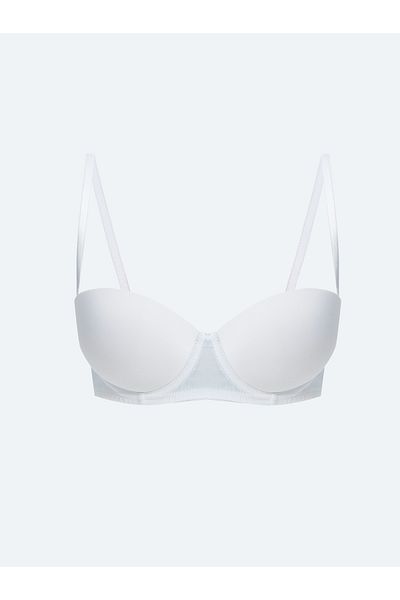 LC Waikiki Σουτιέν LCW DREAM Underwire με μισή επένδυση από μασίφ στράπλες