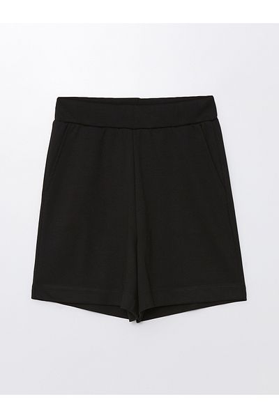 LC Waikiki Women's Straight Shorts - Elastic Waist