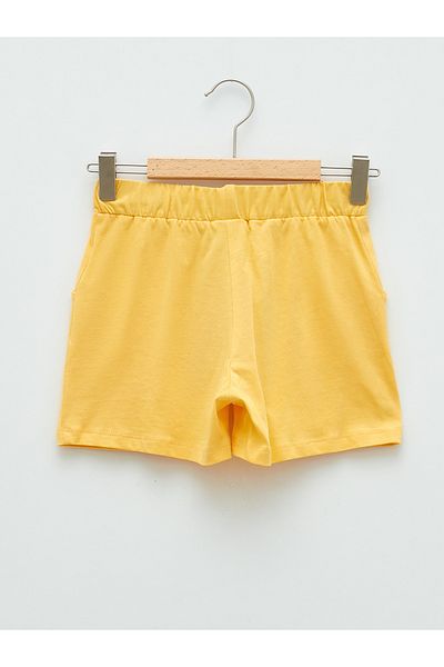 LC Waikiki Printed Elastic Waist Shorts for Girls