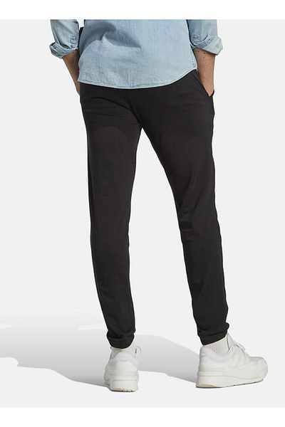 adidas Παντελόνι Jogger με λογότυπο Essentials μονό ζέρσεϊ με κωνική ελαστική μανσέτα