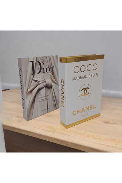 NARİBA Dekoratif kitap kutusu 2 li set