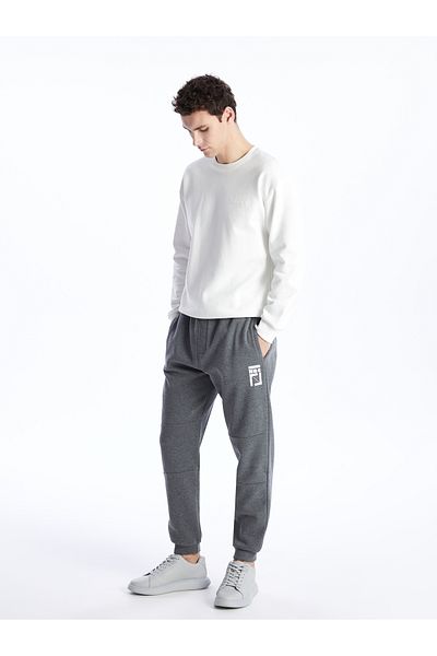 LC Waikiki Pantaloni de jogging groși pentru bărbați cu talie standard - W3jm28z8