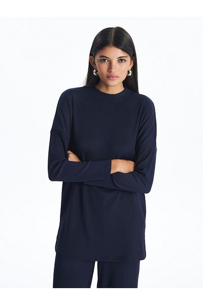 LC Waikiki Stand Collar Long Sleeve Women's Tunic
