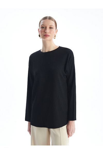 LC Waikiki Women's Long Sleeve Crew Neck T-Shirt