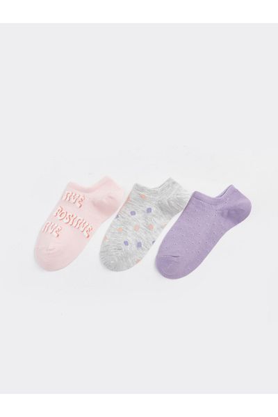 LC Waikiki Pack of 3 Patterned Women's Booties Socks