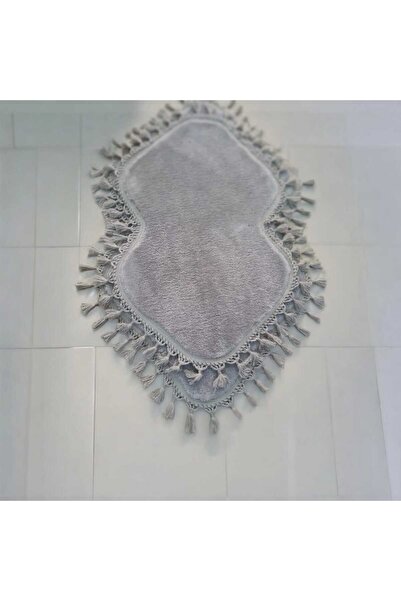 ALTUN CARPET 2 Συσκευασία Παντεσπάνι Μπάνιου με βελούδινο πομπόν - 60x100+50x60