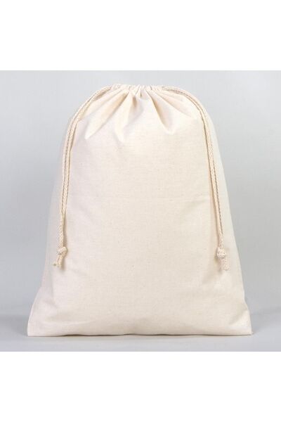 Göcen Ambalaj Çanta 30x35 10 Adet Ham bez Büzgülü Kese Saklama Keseleri Düzenleyici kese Bavul İçi Organizer Bez Torba