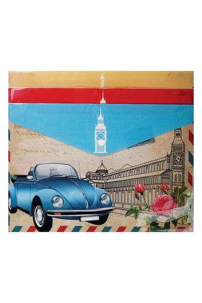 Südor Paris Patterned Snap File - 6 Pieces