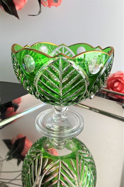 DECOSTYLE Gold Embroidered Colorful Daisy Cut Sugar Bowl - Leafy Decor Hand Mouth Part