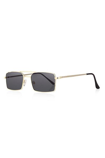 Aqua Di Polo 1987 نظارات شمسية للجنسين باللون الأسود APSI001502